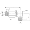 Raccord rotatif coudé SH16-S06